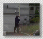 Treating carpenter bees up high