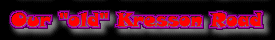 this is our "old" Kresson Road....