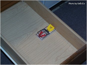 Place the Trap in a drawer