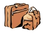 suitcases, luggage